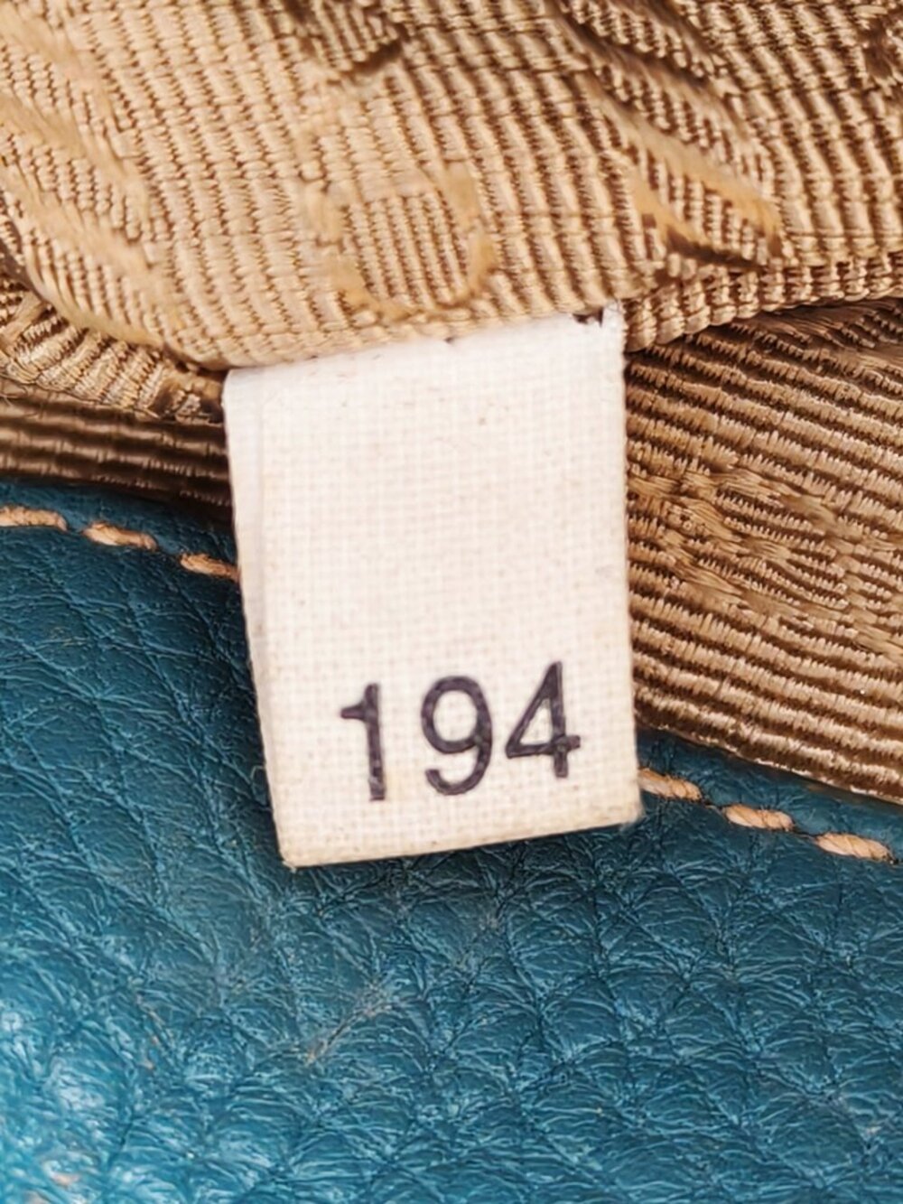 Prada Canapa Canvas Leather Boston Satchel Shoulder Bag Gray Blue - Picture 9 of 16